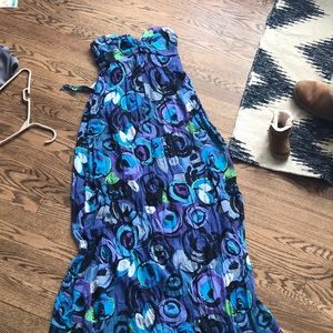 Floral maxi dress size medium